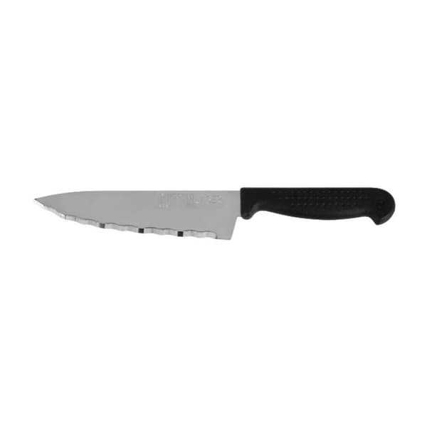 Køkkenkniv Quttin Laser Sort Sølvfarvet 28 x 6 x 1,3 cm (28 enheder)