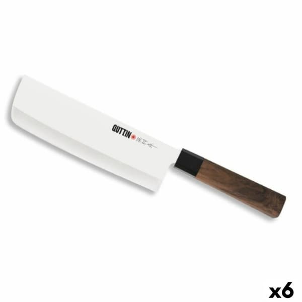 Køkkenkniv Quttin Takamura Brun Sølvfarvet 17 cm (6 enheder)