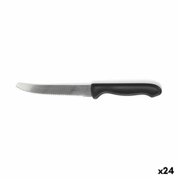 Lihaveitsiseitti Cuyfor Musta Hopeinen 12 cm 6 Kappaletta (24 osaa)
