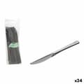 Miniatyrbillede 1 af 3: Genanvendeligt knivsæt Algon Sølvfarvet Plastik 20 cm 10 Dele (24 enheder)