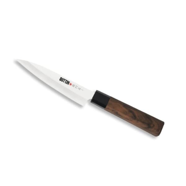 Keittiöveitsi Quttin Banno Takamura Ruskea Hopeinen 12 cm (12 osaa)
