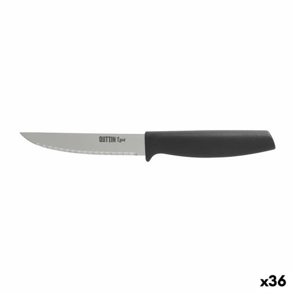 Keittiöveitsi Quttin Laos Musta Hopeinen 11 cm Monikäyttöinen (36 Osaa)
