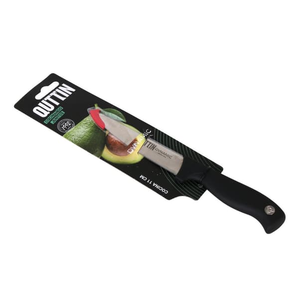 Kjøkkenkniv Quttin Dynamic Svart Sølv 11 cm (24 enheter)