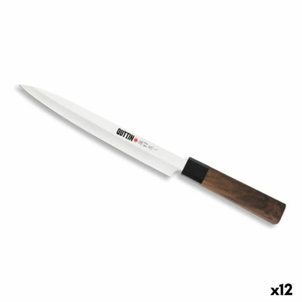 Kjøkkenkniv Quttin YANAGIBA Takamura Brun Sølv 20 cm (12 enheter)