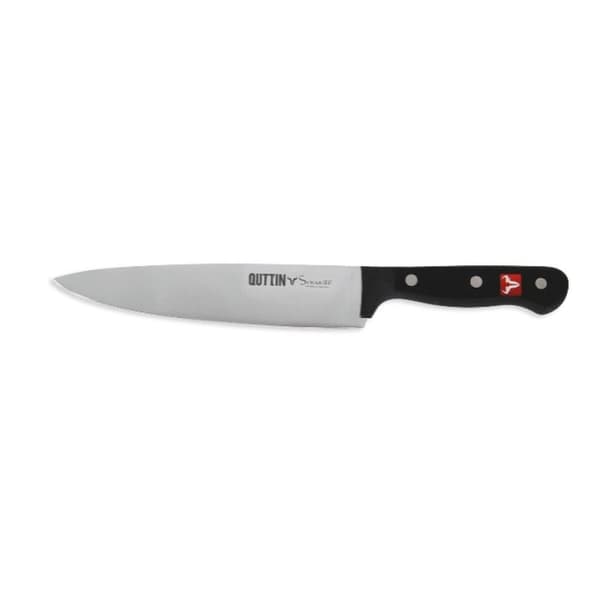 Kjøkkenkniv Quttin SYBARITE Svart Sølv 20 cm (8 enheter)