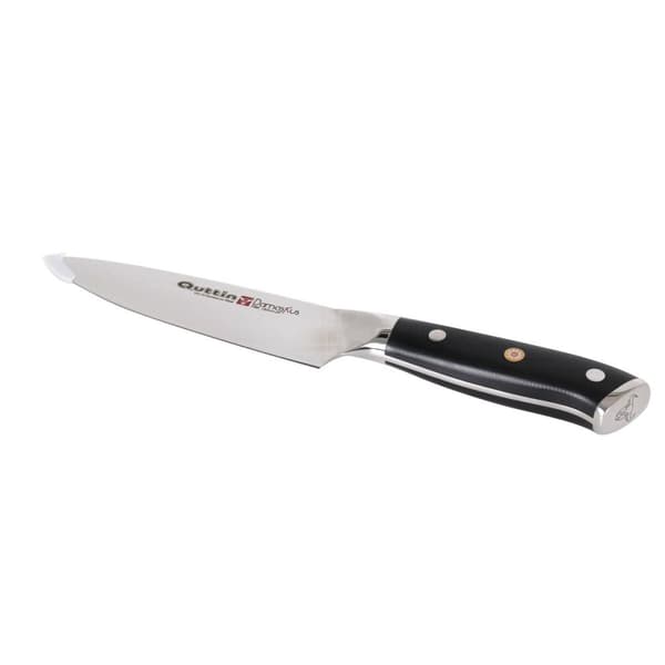 Kjøkkenkniv Quttin DAMASKUS Svart Sølv 15 cm (2 enheter)