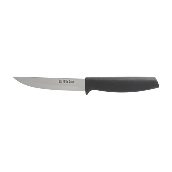 Køkkenkniv Quttin Laos Sort Sølvfarvet 11 cm 20 x 2 x 2 cm MULTIFUNKTIONEL (36 Enheder)
