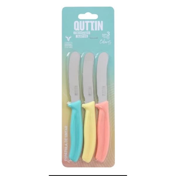 Keittiöveitsi Quttin Basic 20 cm 0,8 mm 3 Kappaletta (12 osaa)