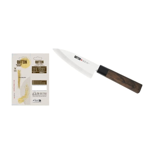 Kökskniv Quttin DEBA Takamura Brun Silvrig 11 cm (12 antal)
