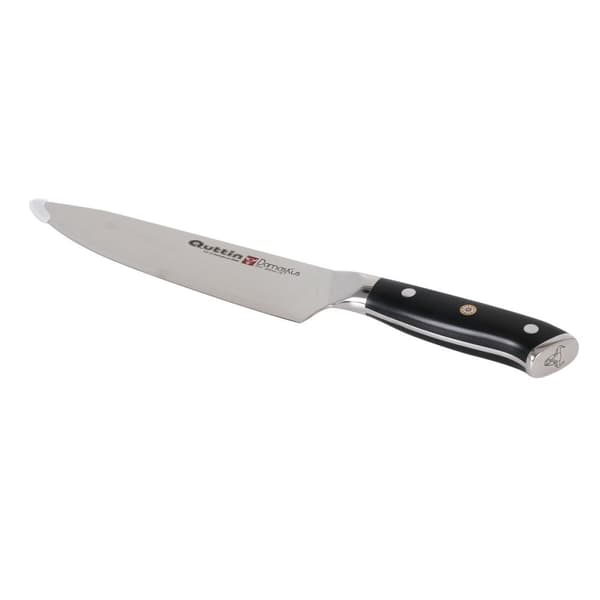 Køkkenkniv Quttin DAMASKUS Sort Sølvfarvet 20 cm (2 enheder)