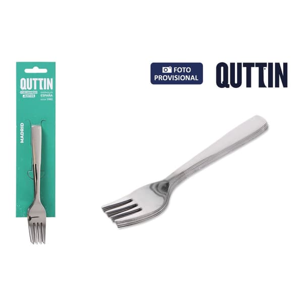 Gaffel Quttin Madrid 14,5 x 2 x 1 cm 6 Dele (12 enheder)