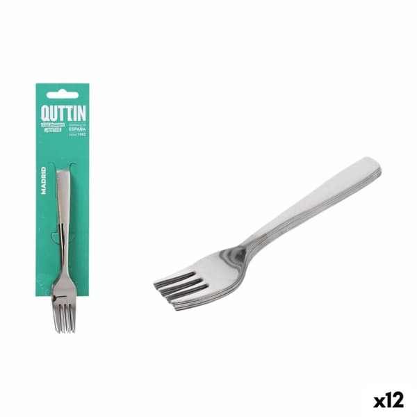 Gaffel Quttin Madrid 14,5 x 2 x 1 cm 6 Dele (12 enheder)