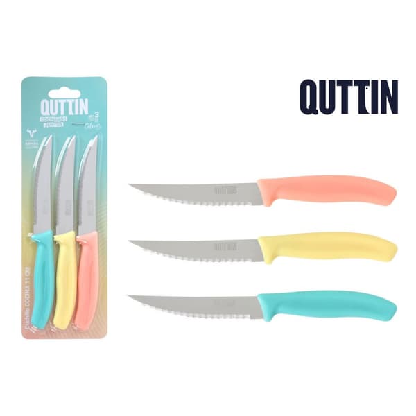 Kjøkkenkniv Quttin Basic 11 cm 3 Deler (18 enheter)