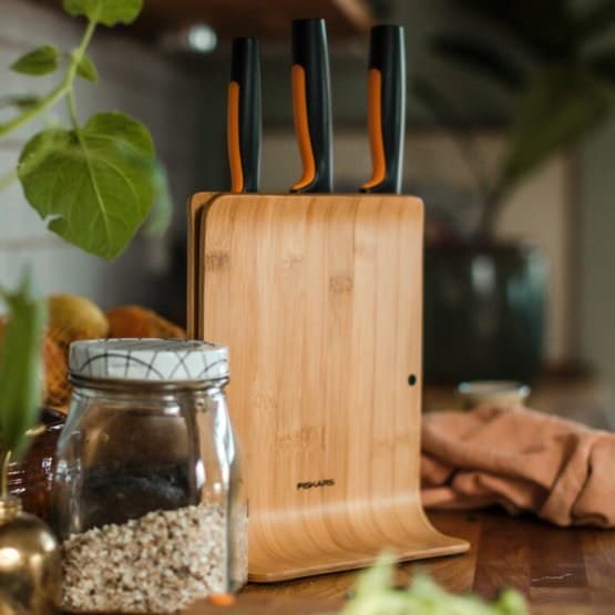 Fiskars Functional Form 4 stk. knivblok med slids