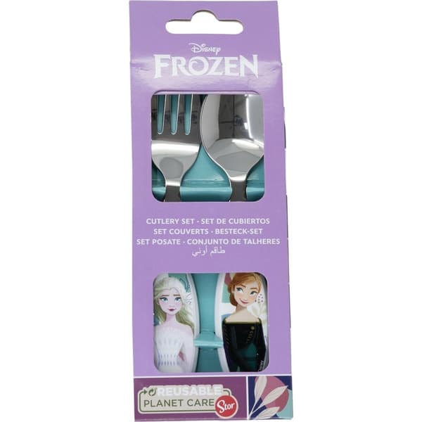 Bestick-set Frozen CZ11341 Barn 2 Delar