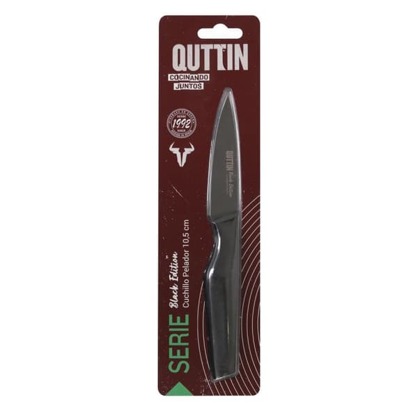 Skalkniv Quttin Black Rostfritt stål 9 cm (12 antal)