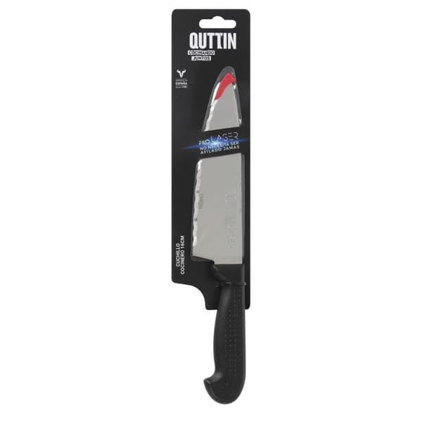 Kökskniv Quttin Laser Svart Silvrig 28 x 6 x 1,3 cm (28 antal)