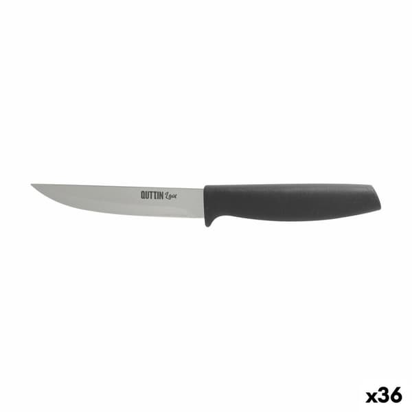 Kökskniv Quttin Laos Svart Silvrig 11 cm 20 x 2 x 2 cm Flera användningsområden (36 antal)