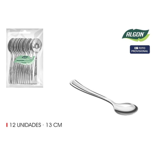 Dessertskedssats Algon 13 cm 12 Delar (36 antal)
