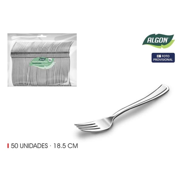 Sæt med Gafler Algon 18,5 cm 50 Dele (12 enheder)
