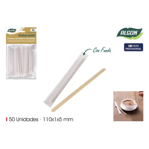 Piskepinne Algon 110 x 1 x 5 mm 50 Deler (24 enheter)