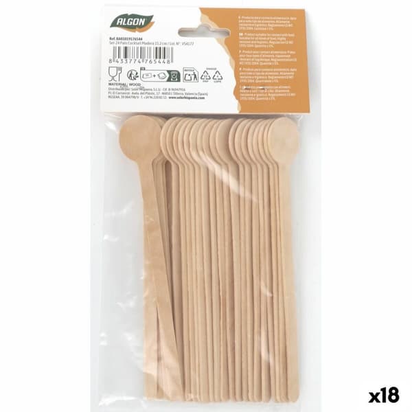 Lusikkasarja Algon Puu 15,2 cm 24 Kappaletta (18 osaa)
