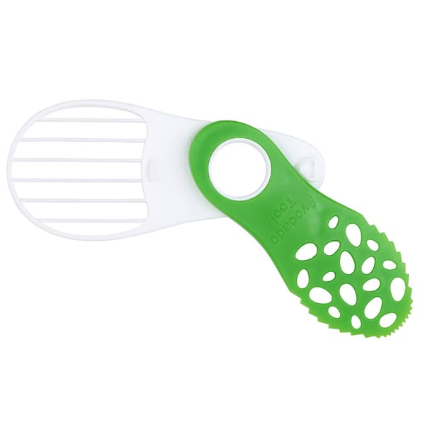 3-i-1 avocadokniv med foldbart plastdesign