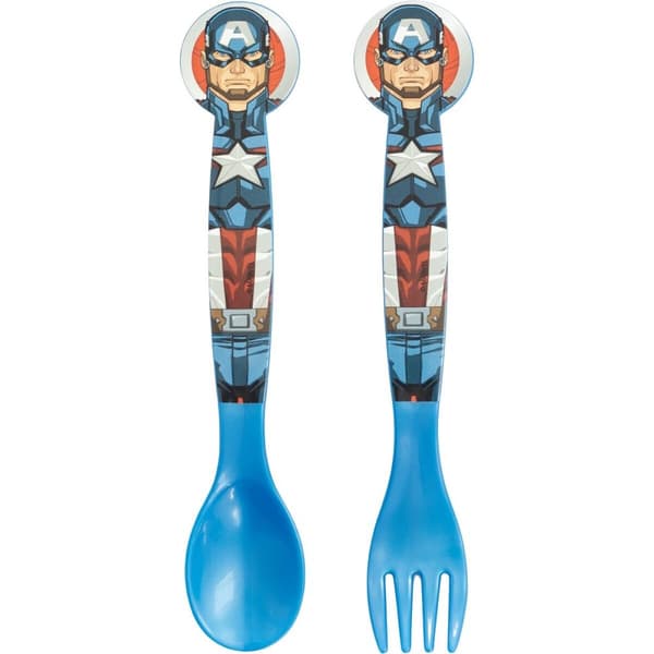 Bestick-set The Avengers CZ11397 Multicolour Plast 2 Delar