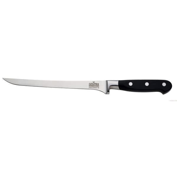 Enda filékniv - SABATIER - 20 cm blad i rostfritt stål, handtag med 3 nitar