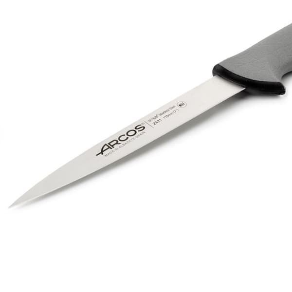 Enda filékniv - ARCOS - Färg Prof - Flexibelt blad - 17cm - NITRUM rostfritt stål