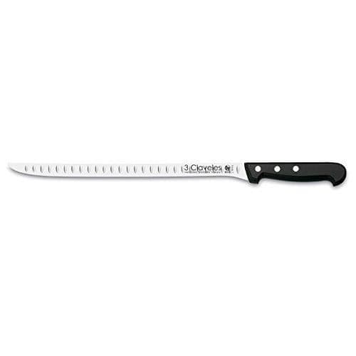 3 claveles Couteau à Jambon alvéolé en polyoxyméthylène 30 cm - 949
