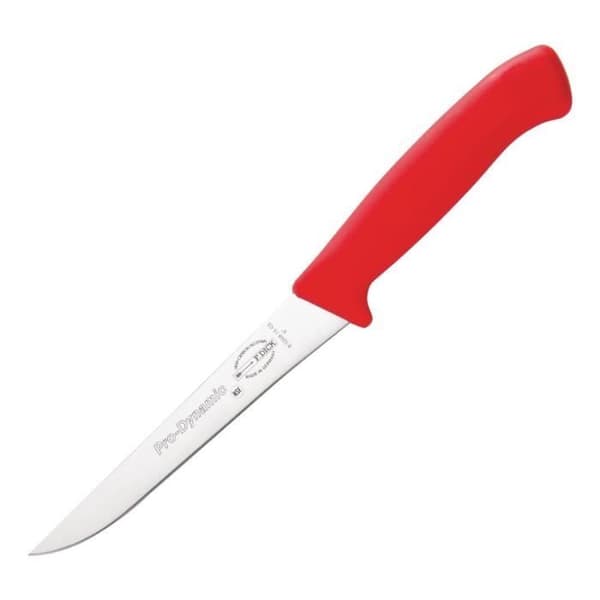Professionell röd benkniv - Dick Pro-Dynamic HACCP - 15 cm