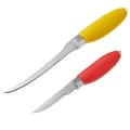 Miniatyrbild 1 av 5: TEFAL Fresh Kitchen Set med 2 knivar för frukt och grönsaker, Rostfritt stålblad, Enkel rengöring, ergonomisk design K0612314