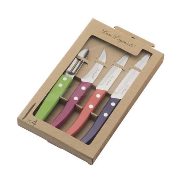 Set med 4 Amefa-betsade skogsknivar 979147 TU Unique