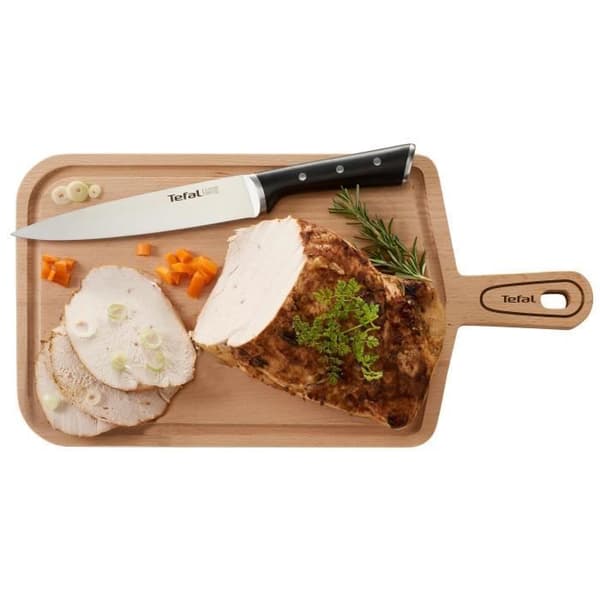 Tefal K2320714, Kökskniv, 19,8 cm, Rostfritt stål, Rostfritt stål, Svart, Kina