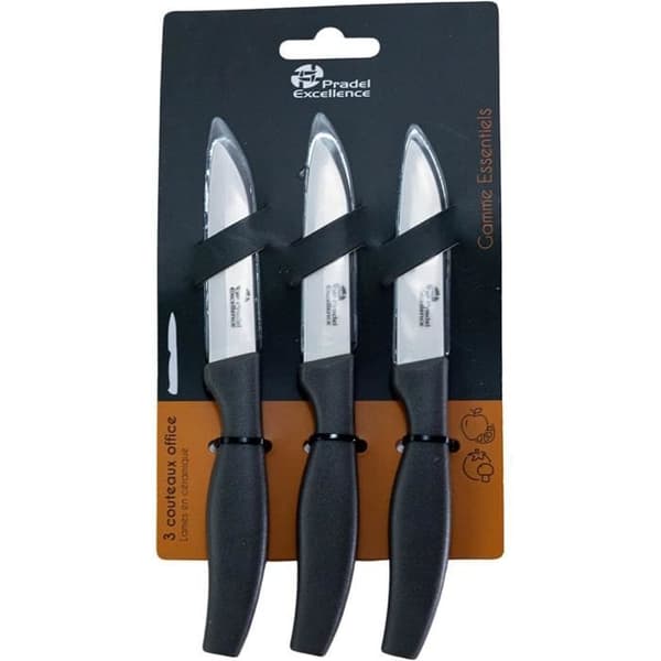 Set med 3 kontorsknivar med Pradel Excellence keramiskt blad