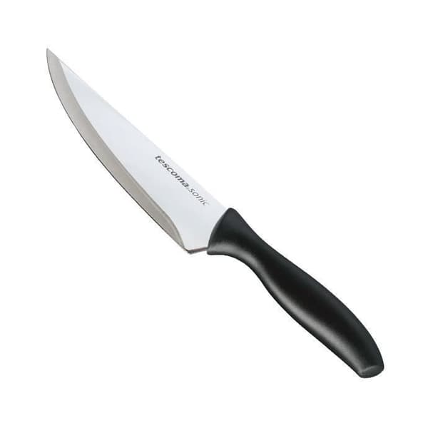 Tescoma 862042, Kockkniv, 18 cm, Rostfritt stål, Rostfritt stål, Svart, Plast