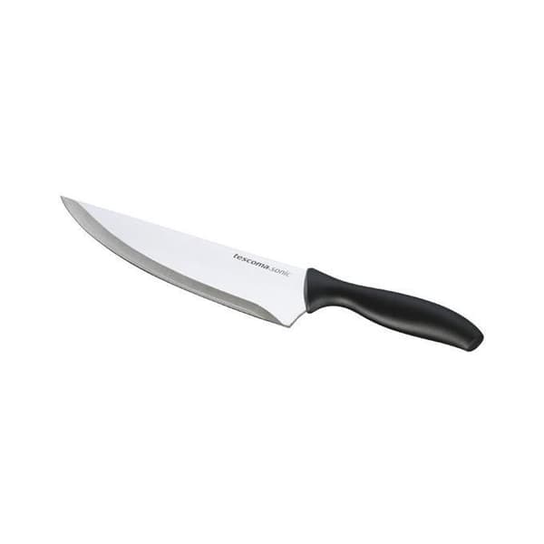 Tescoma 862042, Kockkniv, 18 cm, Rostfritt stål, Rostfritt stål, Svart, Plast