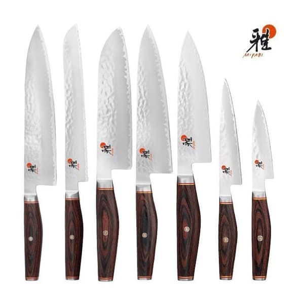 Miyabi 6000MCT japansk santoku kniv matt blad...