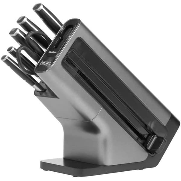 Knivblock - NINJA FOODI - StaySharp K32006EU - Med slipare - Knivset - 6 slipade delar - Svart