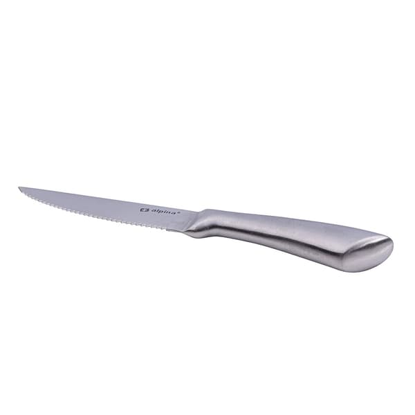 Sett med biffkniver 4-pk - rustfritt stål inkl. treeske
