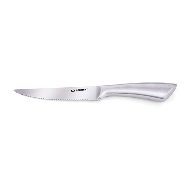 Sett med biffkniver 4-pk - rustfritt stål inkl. treeske