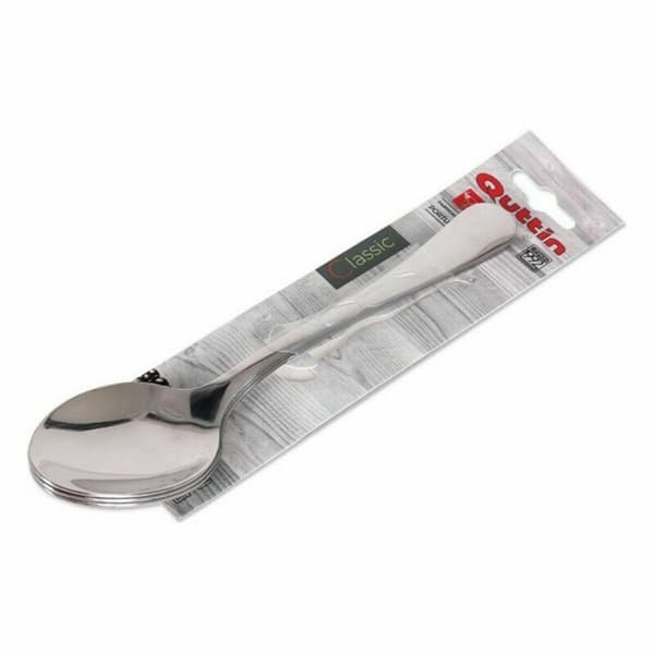 Set med skedar Quttin Classic Silvrig (12 antal)