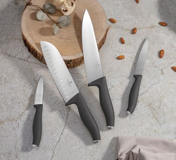 BERLINGERHAUS Set med knivar i rostfritt stål 4 delar Anthracite Collection BH-2954