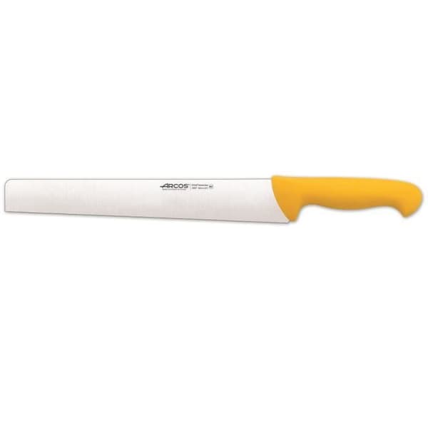 Salamikniv Arcos Color - Prof 295700 i Nitrum rostfritt stål och mangogul polypropen ergonomisk med blad på 30