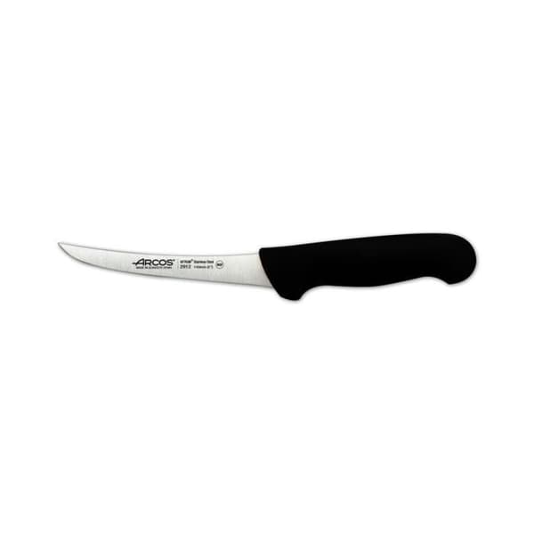 Arcos 2900- Prof 291225 Semi-flexibel urbeningskniv med Nitrum rostfria stålfickor och ergonomisk svart polypropen