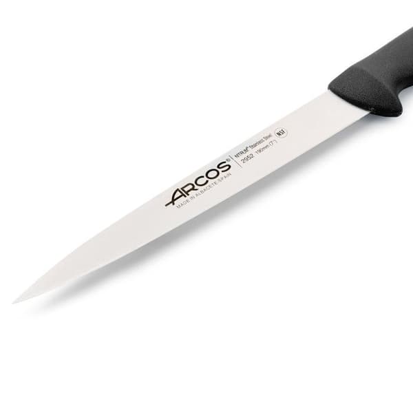 Filékniv Arcos Couleur - Prof 295225 i Nitrum rostfritt stål och mangosvart polypropen ergonomiskt blad och 19 blad