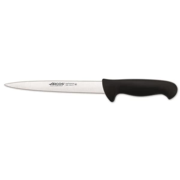 Filékniv Arcos Couleur - Prof 295225 i Nitrum rostfritt stål och mangosvart polypropen ergonomiskt blad och 19 blad