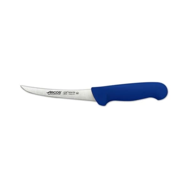 Arcos 2900- Prof 291223 Halvflexibel urbeningskniv med nitrumsfickor i rostfritt stål och ergonomisk blå polypropen