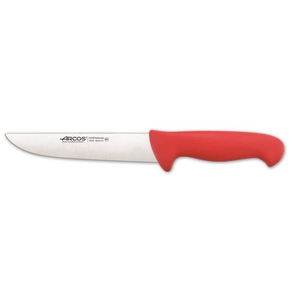 Slaktkniv Arcos Color - Prof 291622 i Nitrum rostfritt stål och mangoröd polypropen ergonomisk med blad av